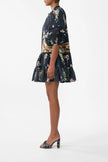 PUFF SLEEVE SHIRT DRESS