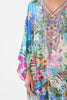 V NECK KAFTAN WITH TIES