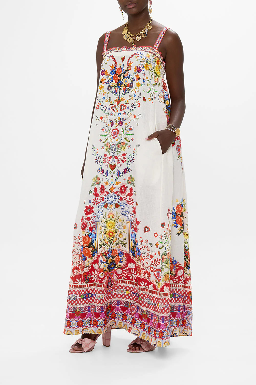 WIDE STRAP SUNDRESS