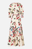 TIERED SHIRT DRESS WITH SHORT SLEEVE