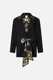BOYFRIEND JACKET WITH BOW DETAIL
