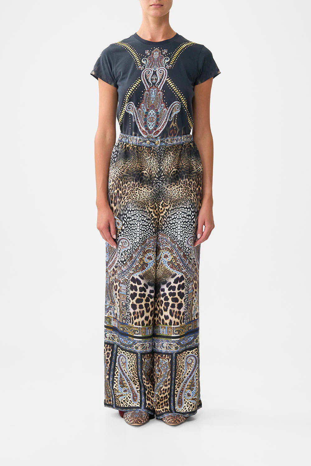 BUTTON FRONT LOUNGE PANT