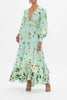 LONG BUTTON FRONT DRESS