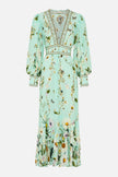 LONG BUTTON FRONT DRESS
