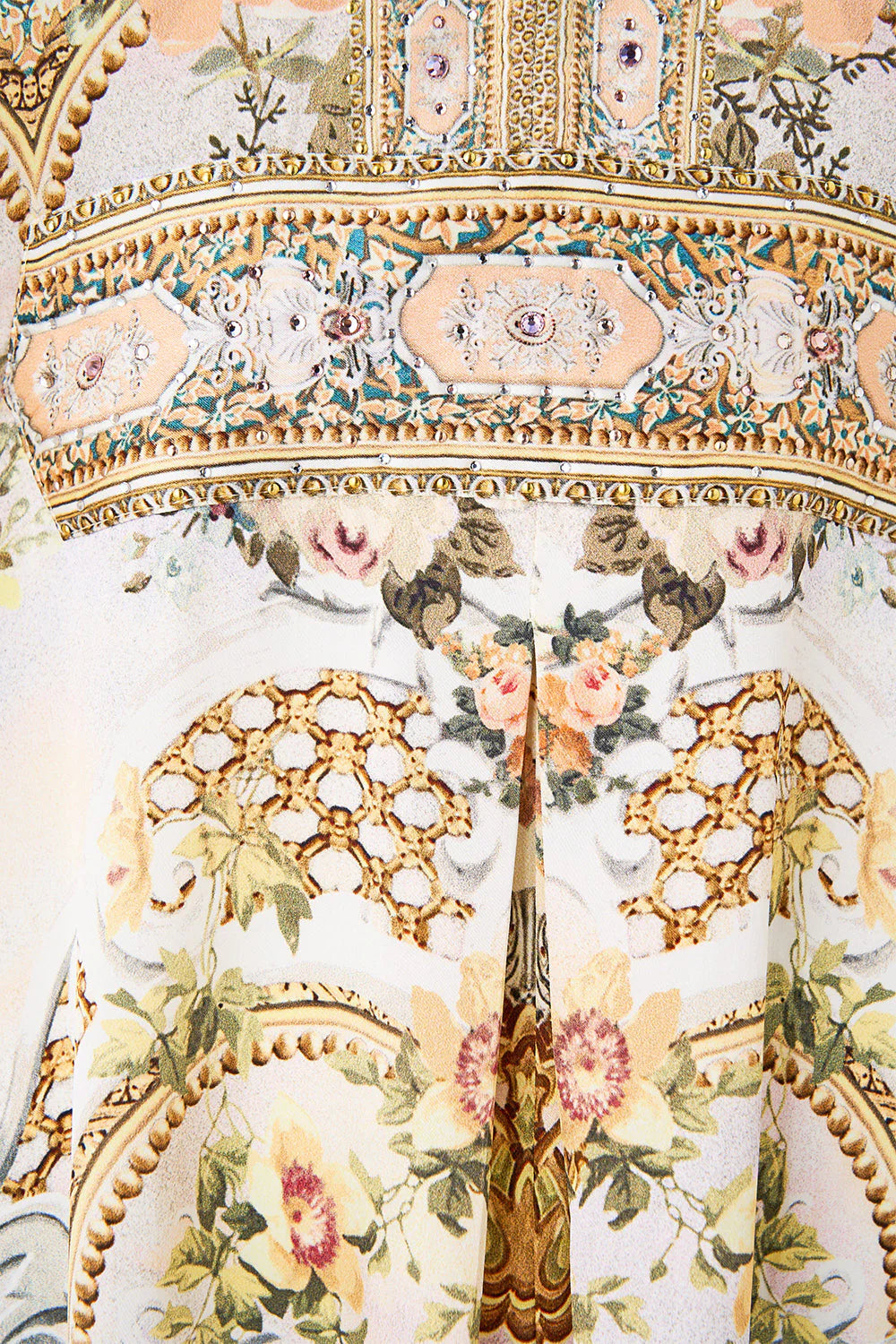 LONG KAFTAN WITH WAIST DETAIL