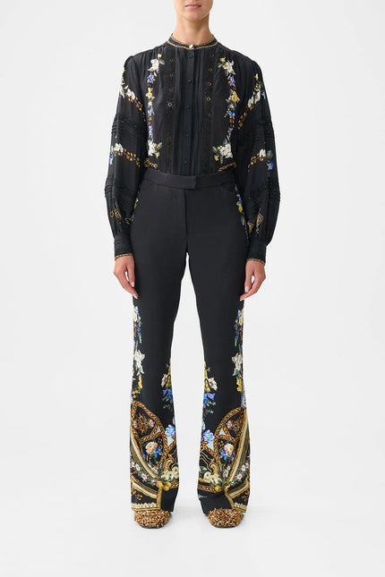 FLARE TROUSER WITH SEAM DETAIL