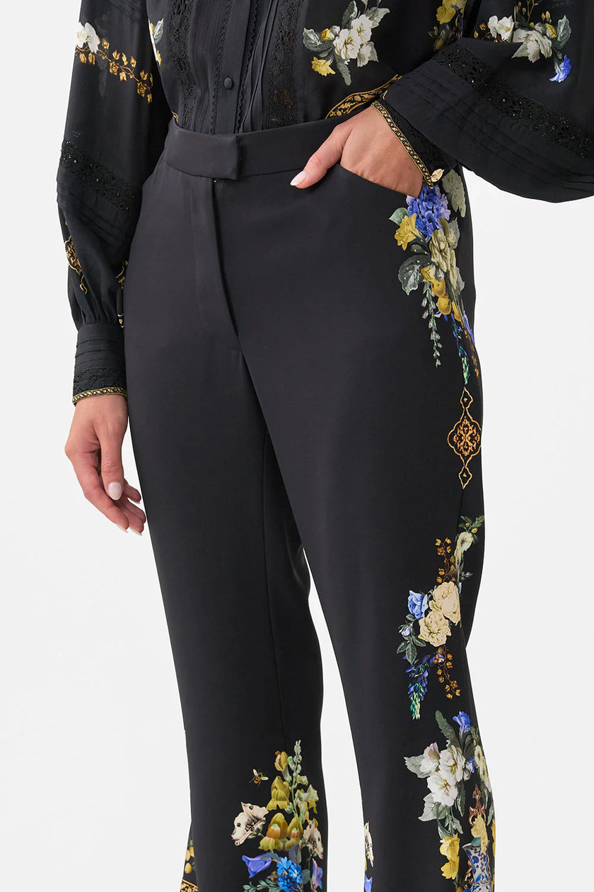FLARE TROUSER WITH SEAM DETAIL