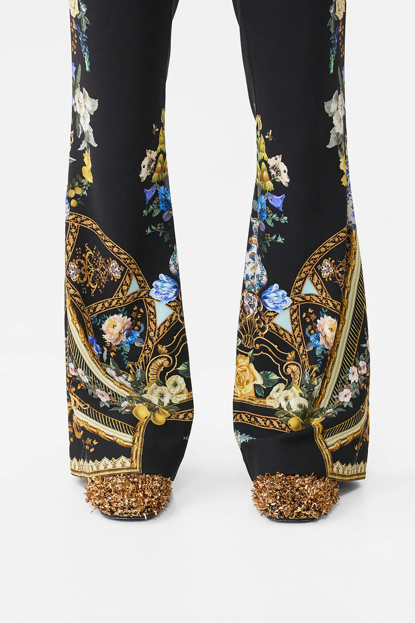 FLARE TROUSER WITH SEAM DETAIL