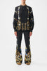 BLOUSON SLEEVE BLOUSE WITH YOKE