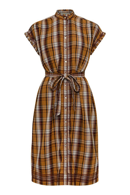VALERIE KAFTAN BROWN PLAID