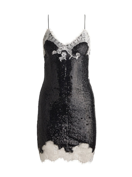 HARLEY SEQUIN MINI SLIP DRESS