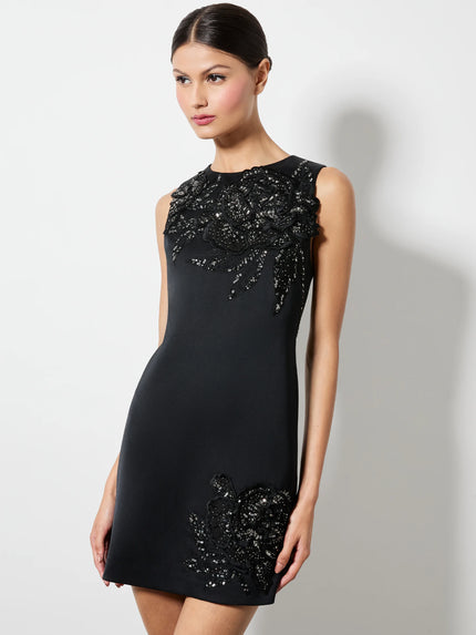 CLYDE EMBELLISHED ALINE DRESS