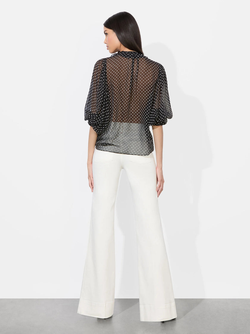 BETSIE RUFFLED BLOUSE