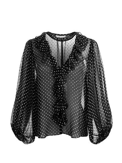 BETSIE RUFFLED BLOUSE