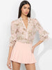 ILAN SMOCKED BLOUSE