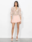 ILAN SMOCKED BLOUSE