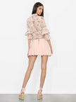 ILAN SMOCKED BLOUSE