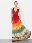 LAUREN PLEATED MAXI DRESS