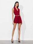 CONRY LINEN CUFFED SHORT