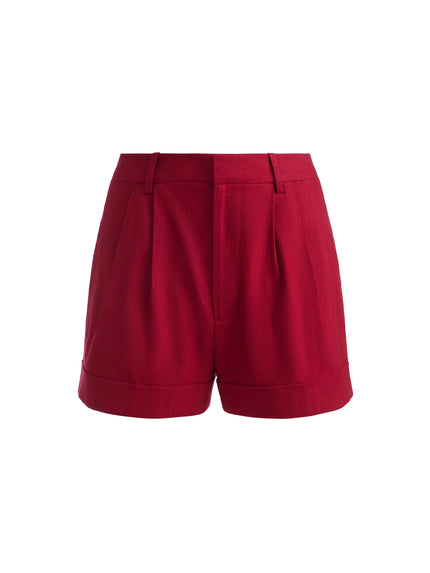 CONRY LINEN CUFFED SHORT