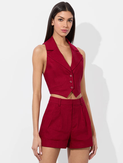 DONNA LINEN VEST