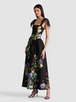 ORIANA DROP WAIST MIDI DRESS