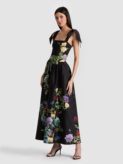 ORIANA DROP WAIST MIDI DRESS