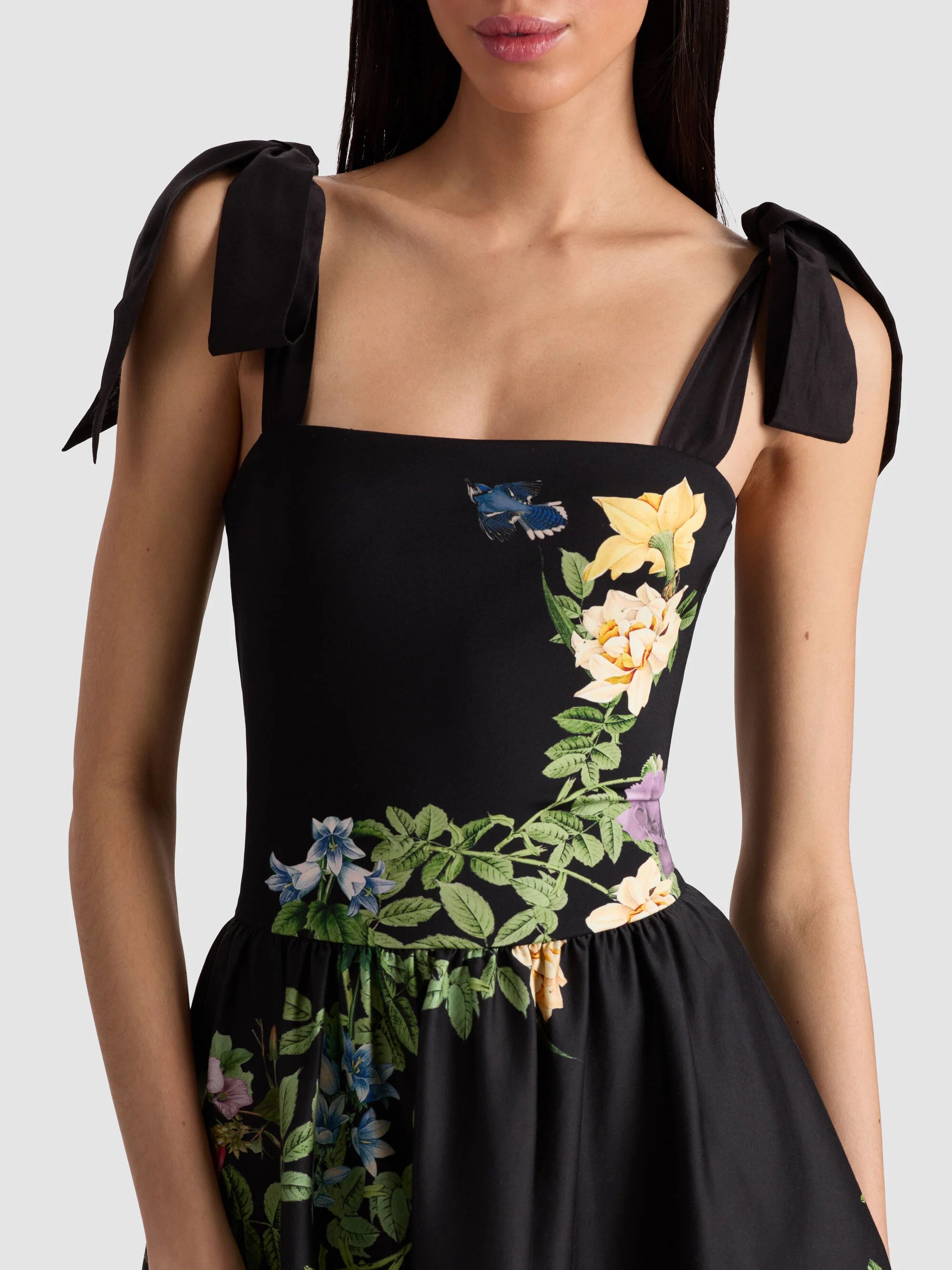 ORIANA DROP WAIST MIDI DRESS