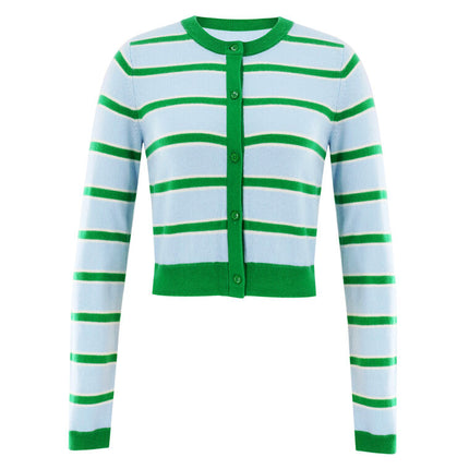 DOLLIE STRIPED CARDIGAN