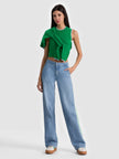 ARACELI TWO TONE CASHMERE TANK