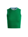 ARACELI TWO TONE CASHMERE TANK