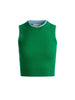 ARACELI TWO TONE CASHMERE TANK