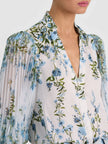 ILAN BUTTON DOWN BLOUSE IN FRESH AIR CAROLINA