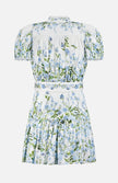 CORA TIERED MINI SHIRTDRESS IN FRESH AIR CAROLINA BLUE