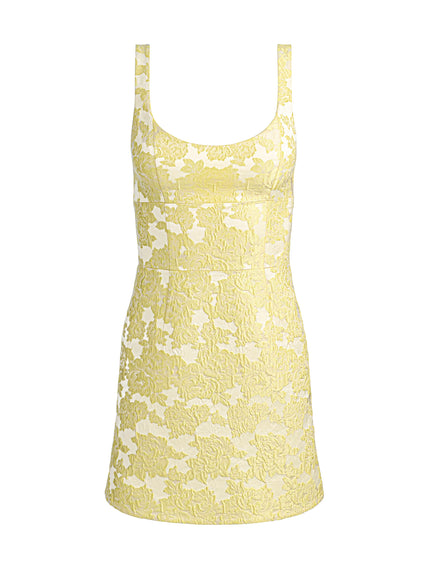 CHARLOTTE MINI DRESS IN BUTTER