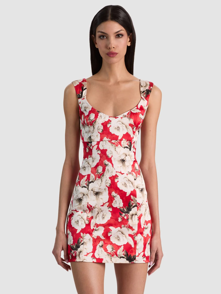 RENEE FITTED MINI DRESS