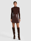 CHARA VEGAN MINI DRESS