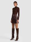CHARA VEGAN MINI DRESS
