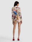 DENNY SLIM NOTCH COLLAR BOYFRIEND BLAZER IN FALLEN PETALS