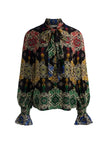 LLOYD WRAP NECK TIE SLEEVE TOP