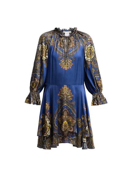JOANNE DOUBLE HANDKERCHIEF MINI  DRESS