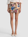 RUBI MINI SKIRT IN FALLEN PETALS SM