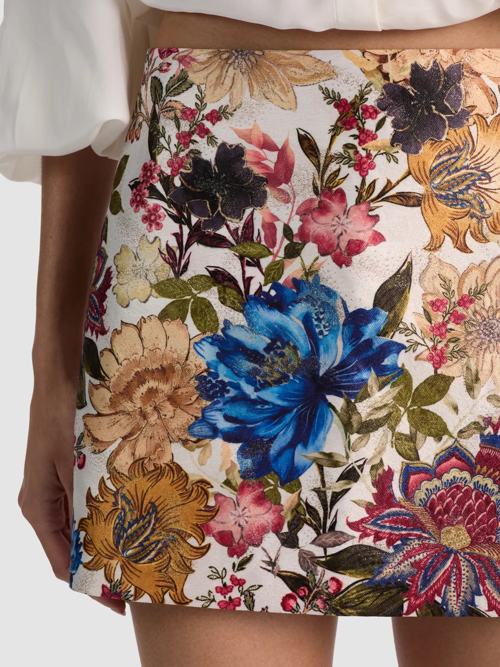 RUBI MINI SKIRT IN FALLEN PETALS SM