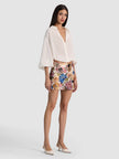 RUBI MINI SKIRT IN FALLEN PETALS SM