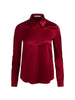 BRADY SILK BLOUSE IN GARNET