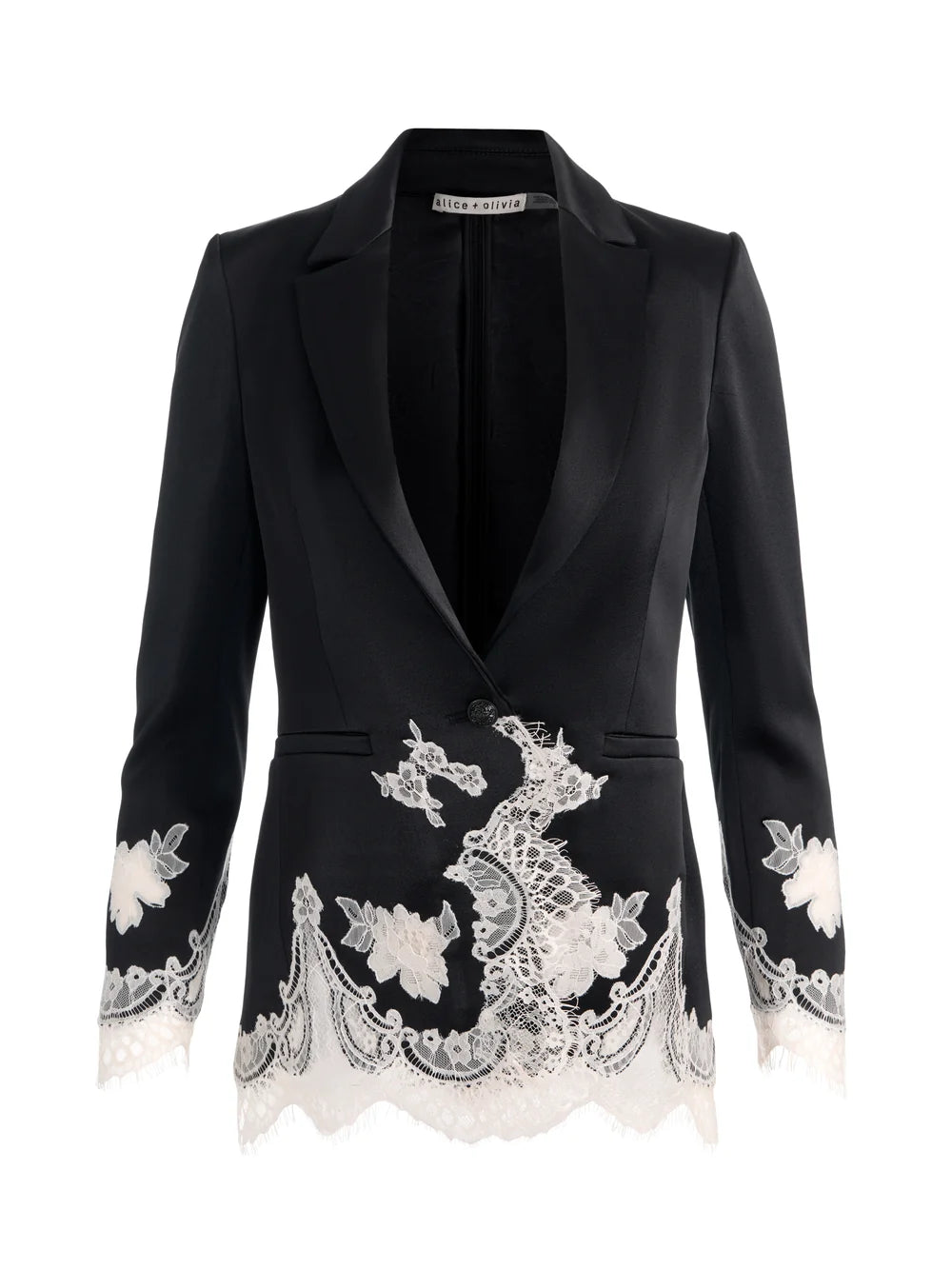 BREANN LACE FITTED BLAZER