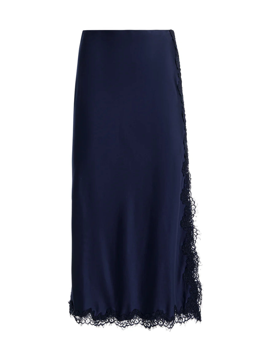 MAEVE LACE TRIM SKIRT
