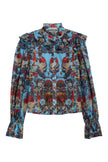 BERNICE VICTORIAN RUFFLE BLOUSE