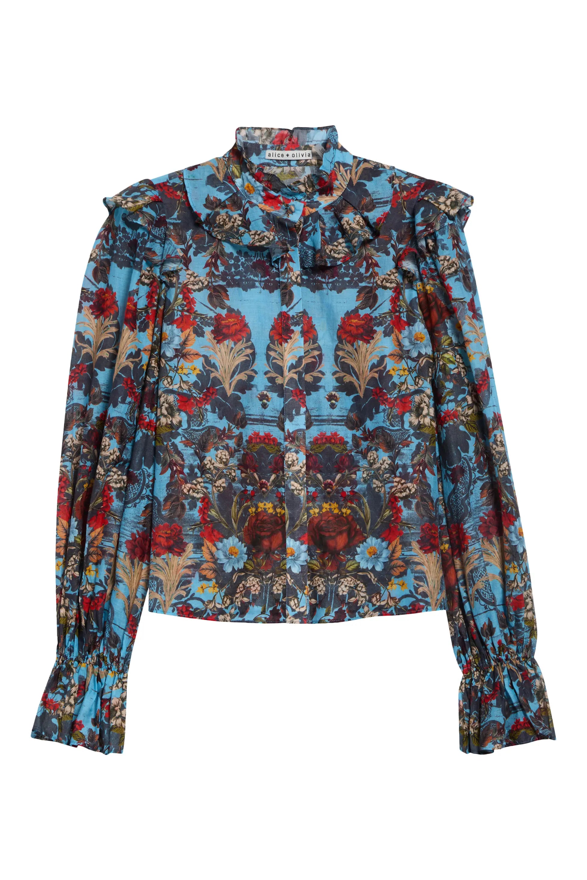 BERNICE VICTORIAN RUFFLE BLOUSE