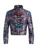 EMERSON MILITARY JACKET IN HEARTSTRINGS MINERAL BLUE
